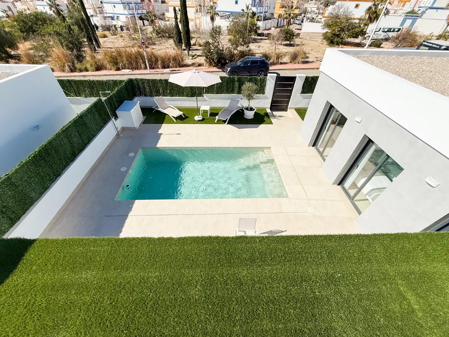 Swimming pool of Houses for sale in Pulpí  with Air Conditioner, Private garden and Terrace