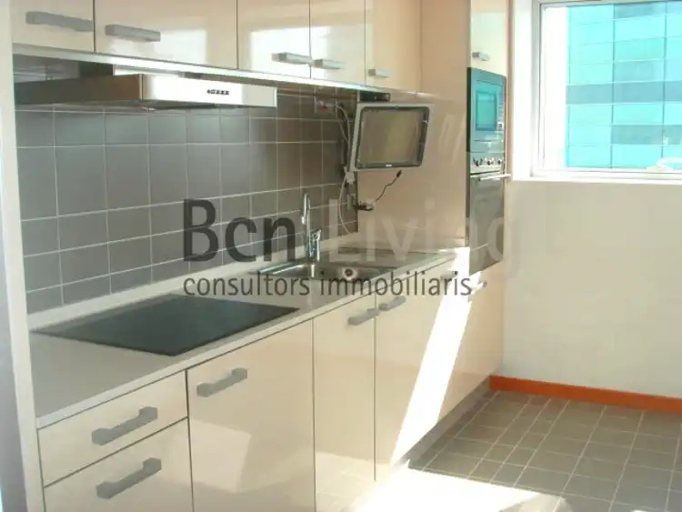 Kitchen of Flat for rent in L'Hospitalet de Llobregat  with Air Conditioner, Heating and Parquet flooring