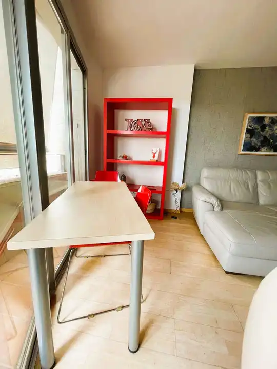 Sala de estar de Piso de alquiler en  Palma de Mallorca con Aire acondicionado, Calefacción y Terraza