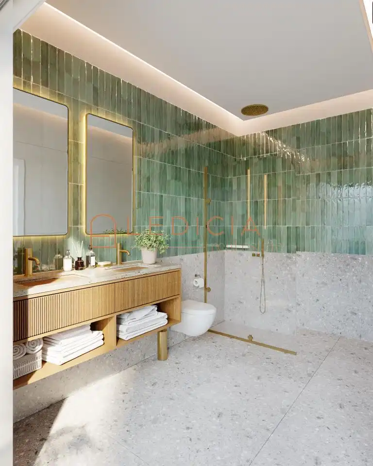 Badezimmer von Maisonette zum Verkauf in Vigo  mit Klimaanlage, Heizung und Terrasse