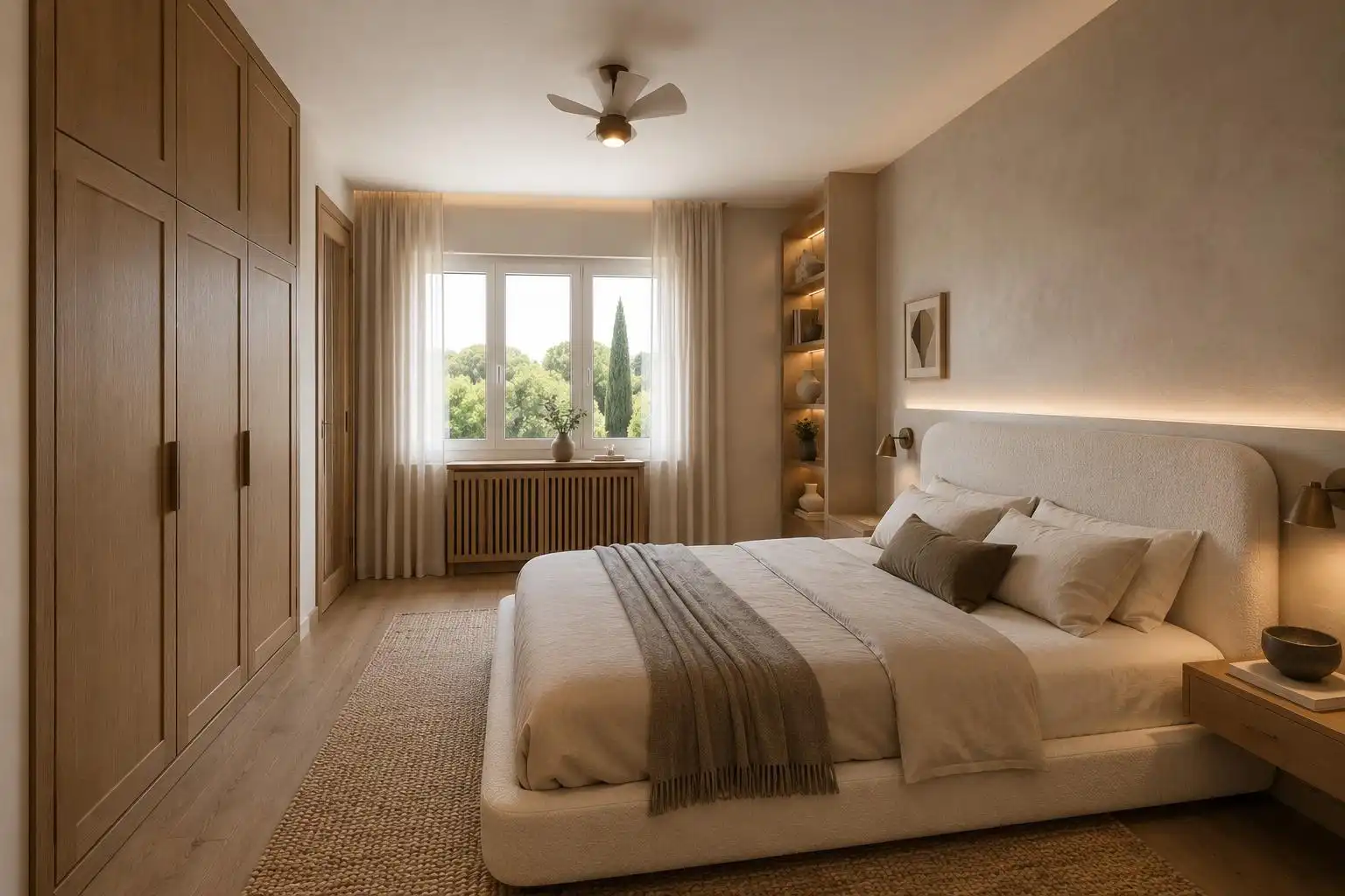 Bedroom of Houses for sale in Sant Just Desvern  with Air Conditioner, Heating and Private garden