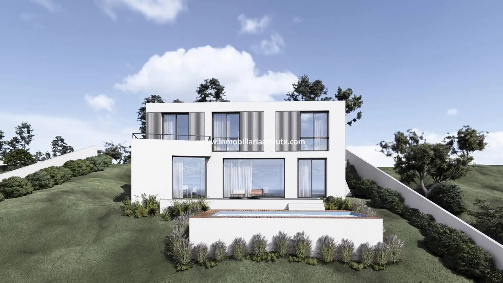 Vista exterior de Casa o xalet en venda en Maó - Mahón amb Piscina
