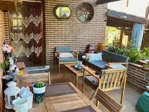 Terraza de Casa o chalet en venta en  Madrid Capital con Piscina