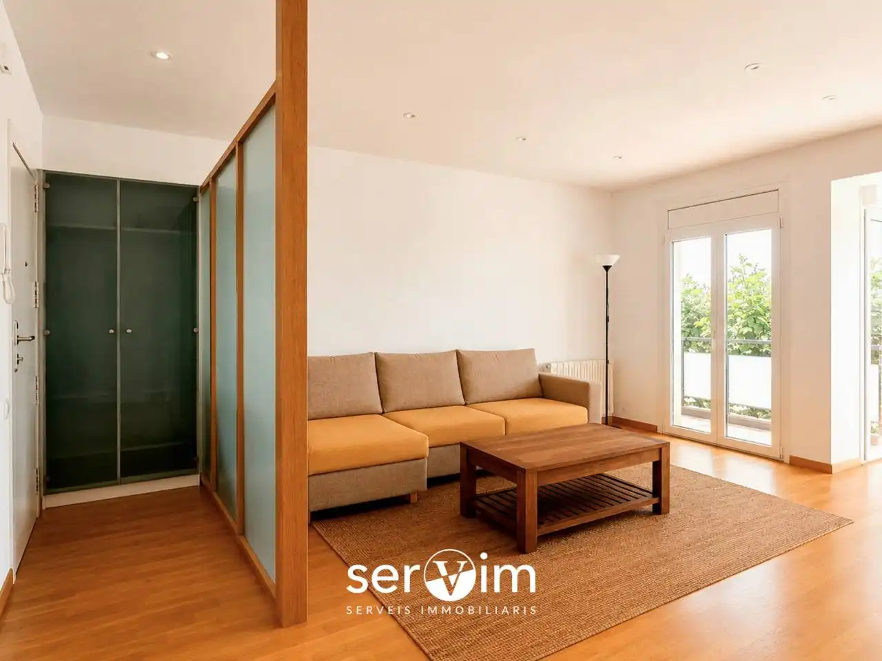 Sala de estar de Piso en venta en El Masnou con Aire acondicionado, Calefacción y Parquet