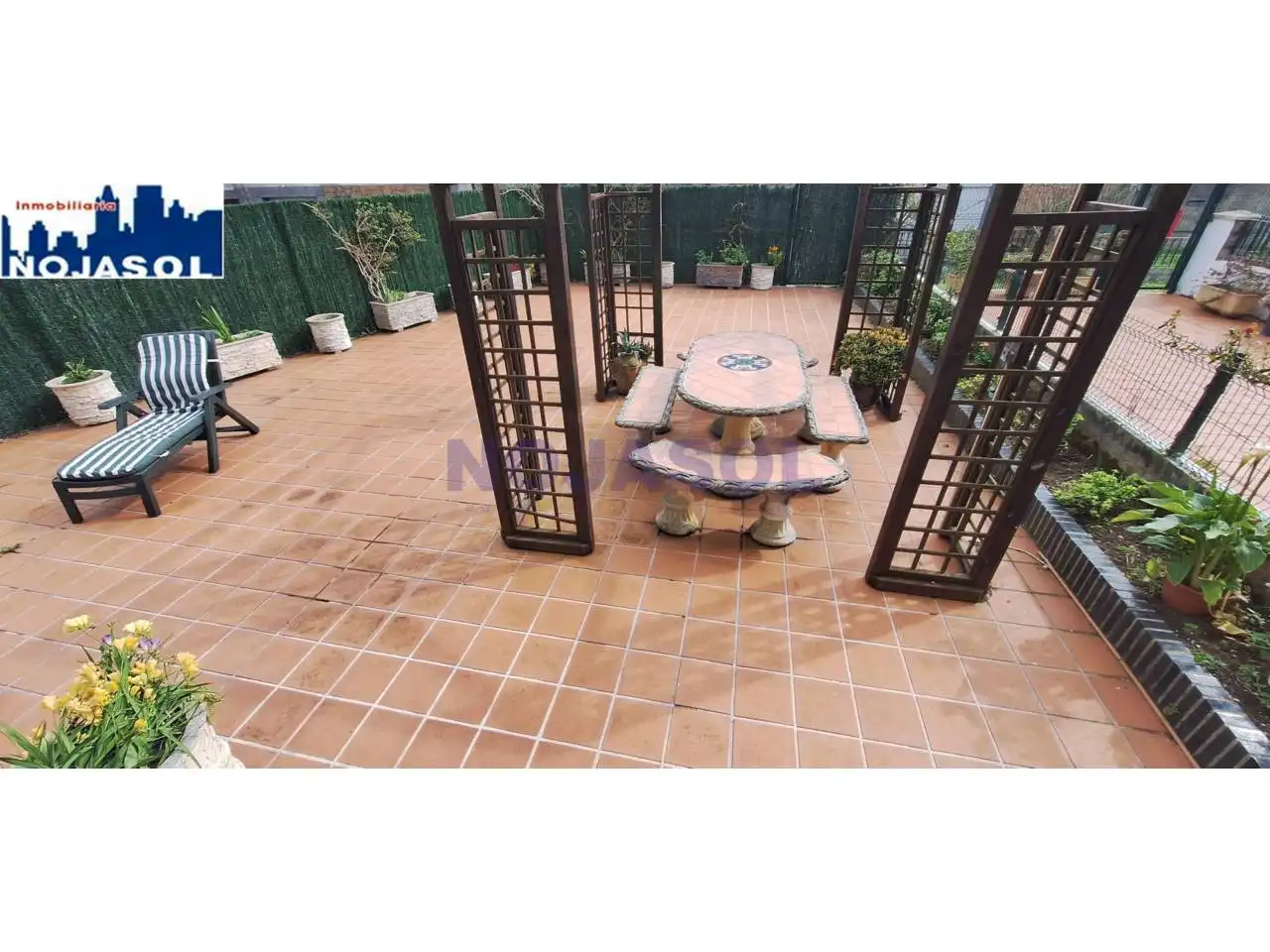 Terrassa de Apartament de lloguer en Noja amb Calefacció, Jardí privat i Terrassa