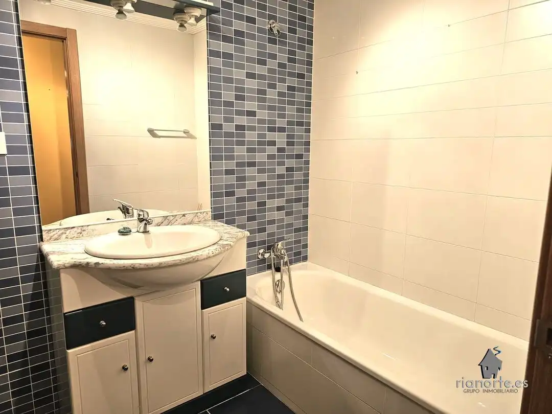Bathroom of Flat for sale in Langreo  with Heating, Storage room and Furnished