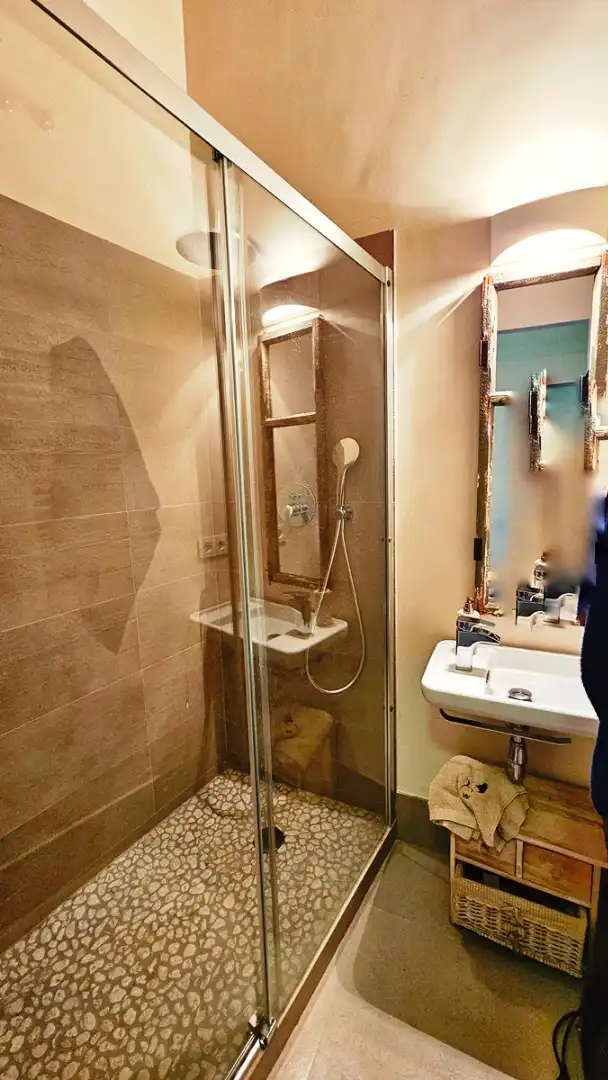 Bathroom of Houses for sale in Alájar  with Heating, Private garden and Terrace