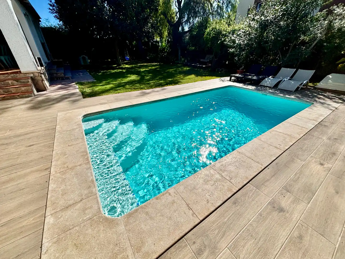 Piscina de Casa o xalet en venda en Mutxamel amb Aire condicionat, Jardí privat i Terrassa