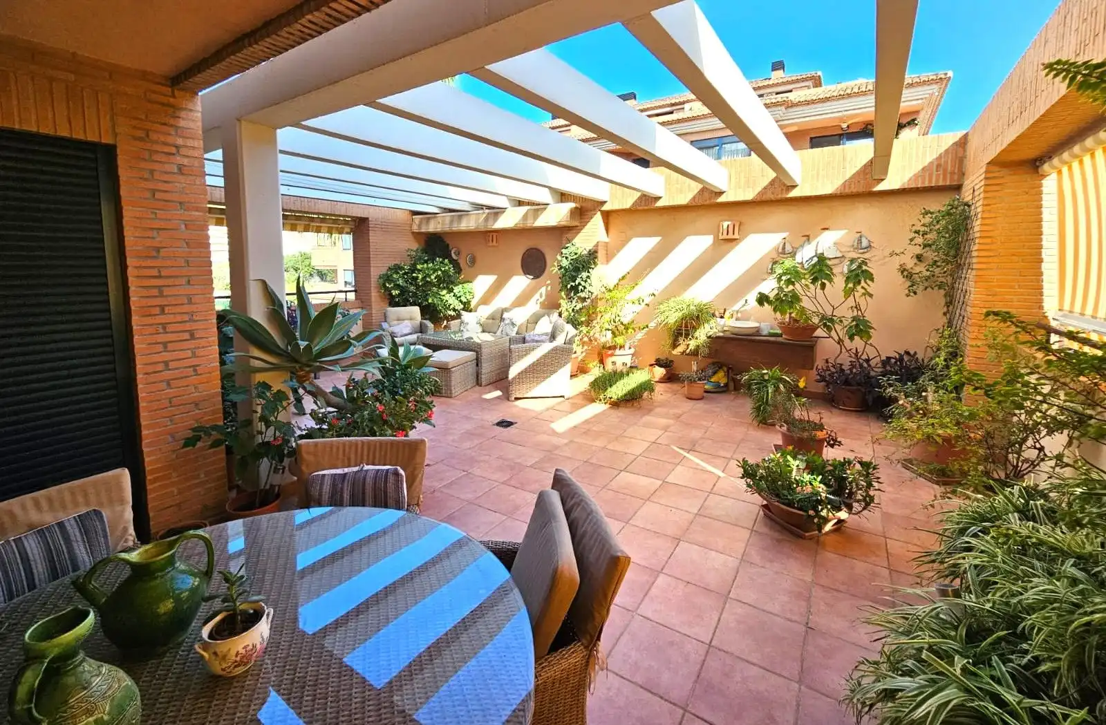 Terrace of Flat for sale in Jávea / Xàbia  with Air Conditioner, Heating and Private garden