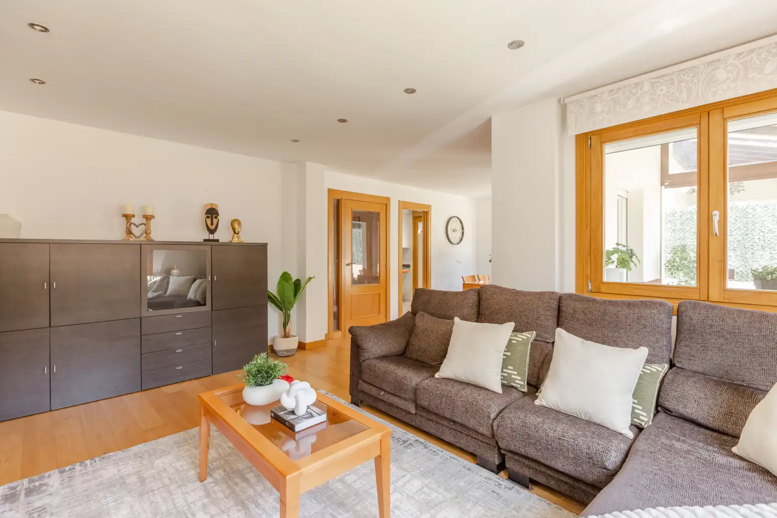 Sala de estar de Casa o chalet en venta en Berrioplano / Berriobeiti con Calefacción, Jardín privado y Parquet