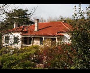 Exterior view of House or chalet for sale in Santiago de Compostela   with Private garden, Parquet flooring and Terrace