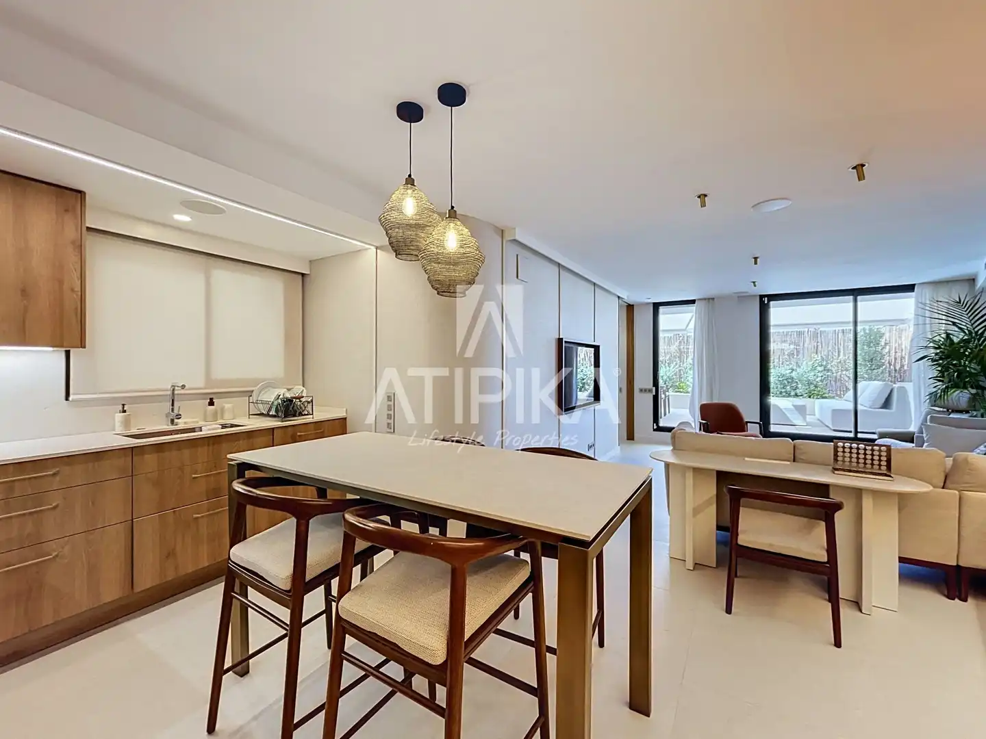Kitchen of Flat for rent in Barcelona  with Air Conditioner, Terrace and Furnished