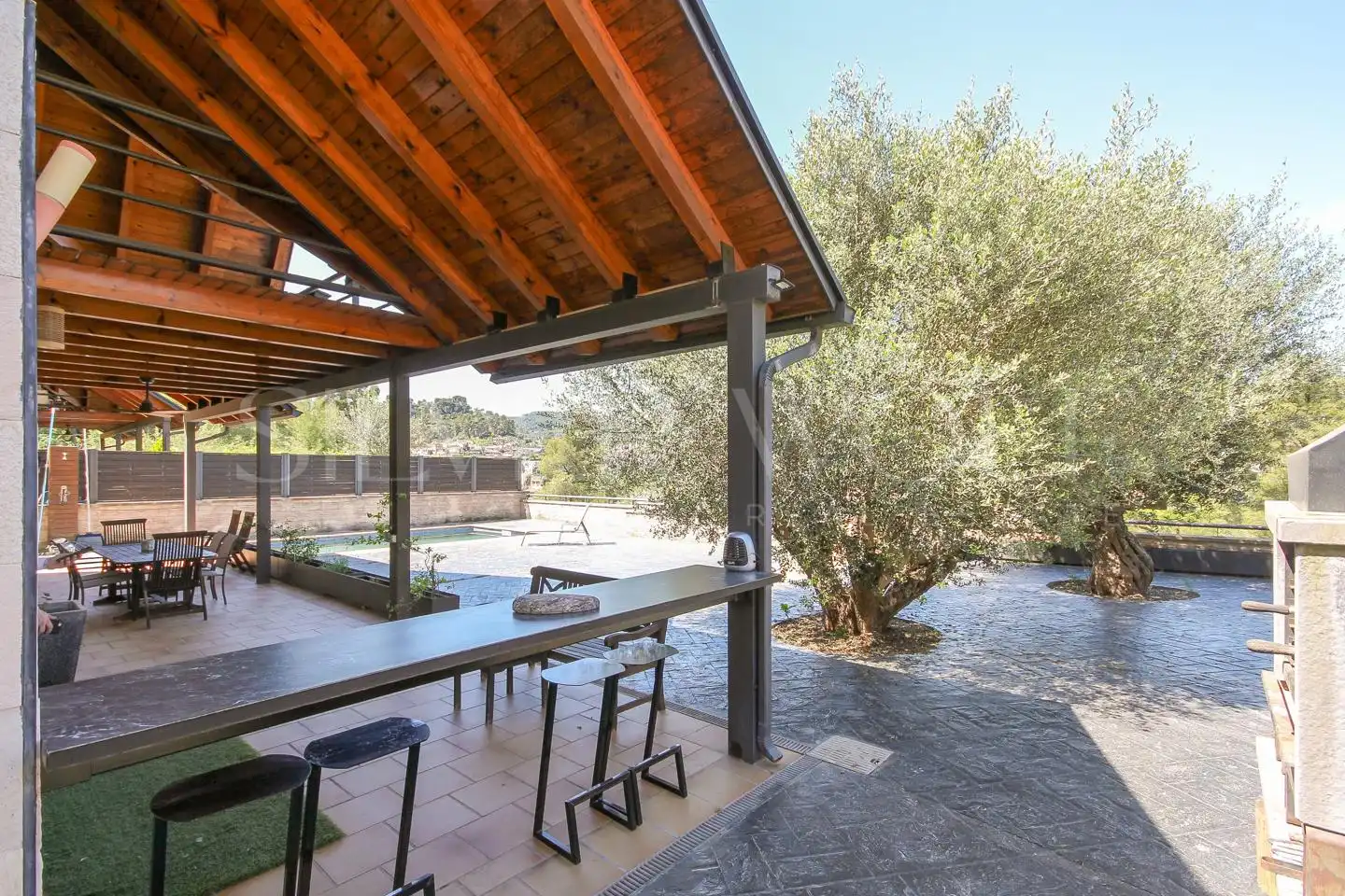 Terraza de Casa o chalet en venta en Vallirana con Aire acondicionado, Calefacción y Jardín privado