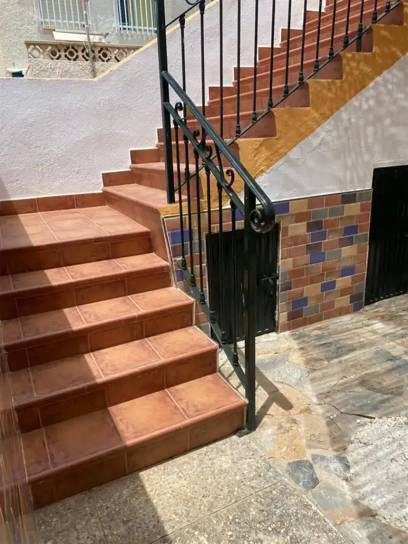 Terraza de Casa adosada de alquiler en Mazarrón con Aire acondicionado, Jardín privado y Trastero