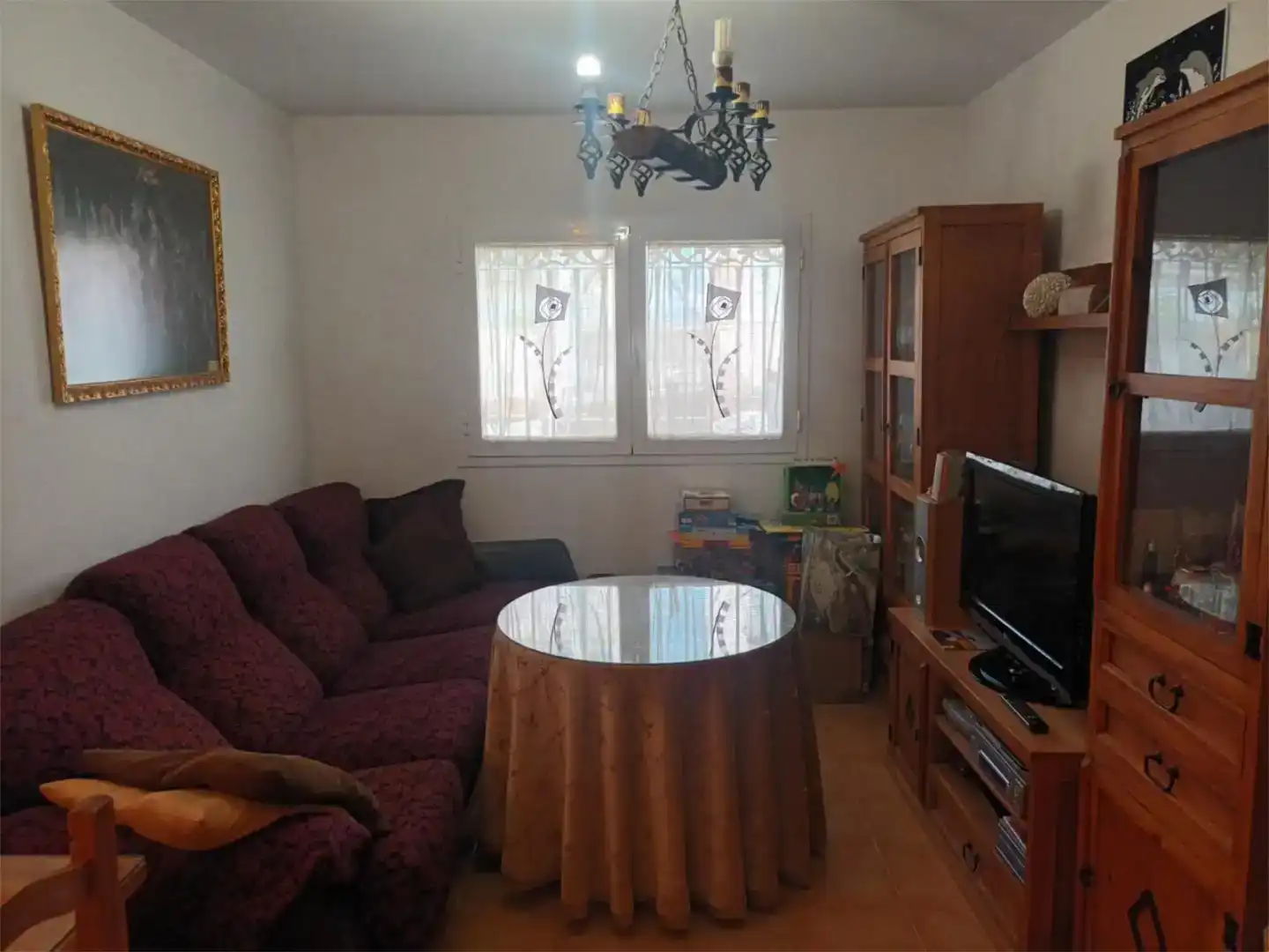 Sala d'estar de Dúplex en venda en Gérgal amb Jardí privat, Traster i Moblat