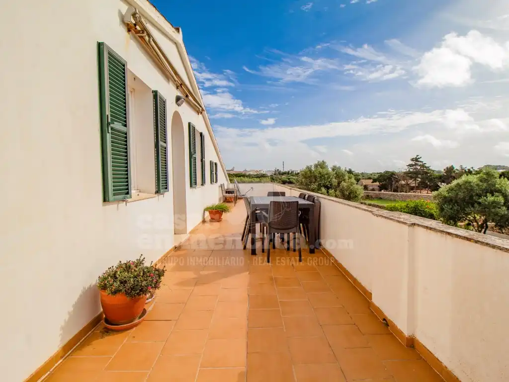 Terrassa de Finca rústica en venda en Maó - Mahón amb Jardí privat, Terrassa i Piscina