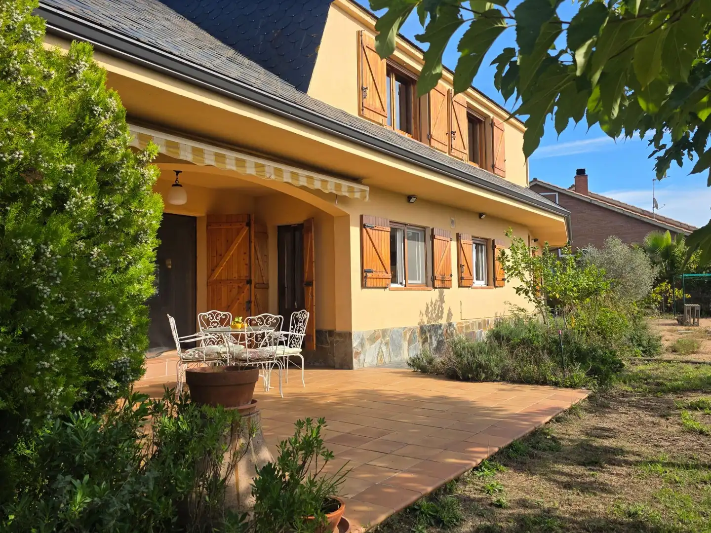 Terrassa de Casa o xalet en venda en Sant Antoni de Vilamajor amb Calefacció, Jardí privat i Terrassa