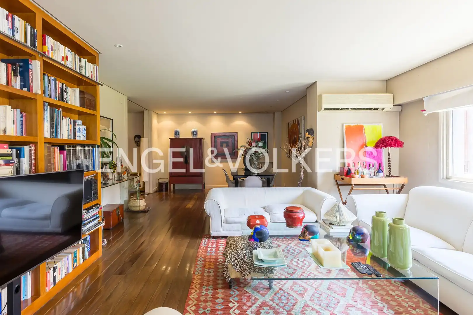 Living room of Flat for sale in Madrid  with Air Conditioner, Heating and Private garden