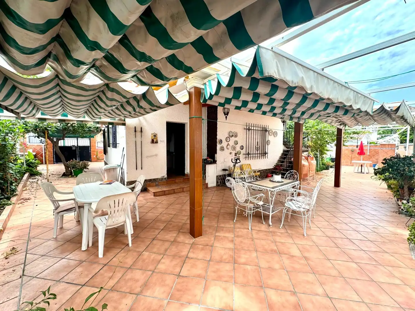 Terraza de Casa o chalet en venta en Málaga con Aire acondicionado, Jardín privado y Terraza