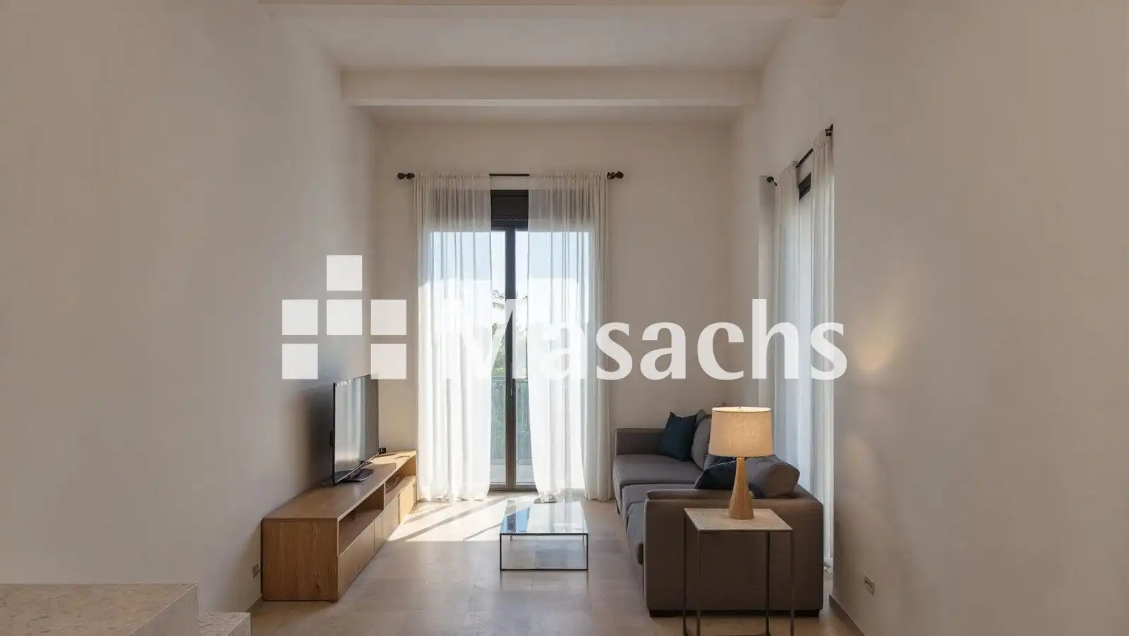 Sala de estar de Casa adosada en venta en Terrassa con Jardín privado
