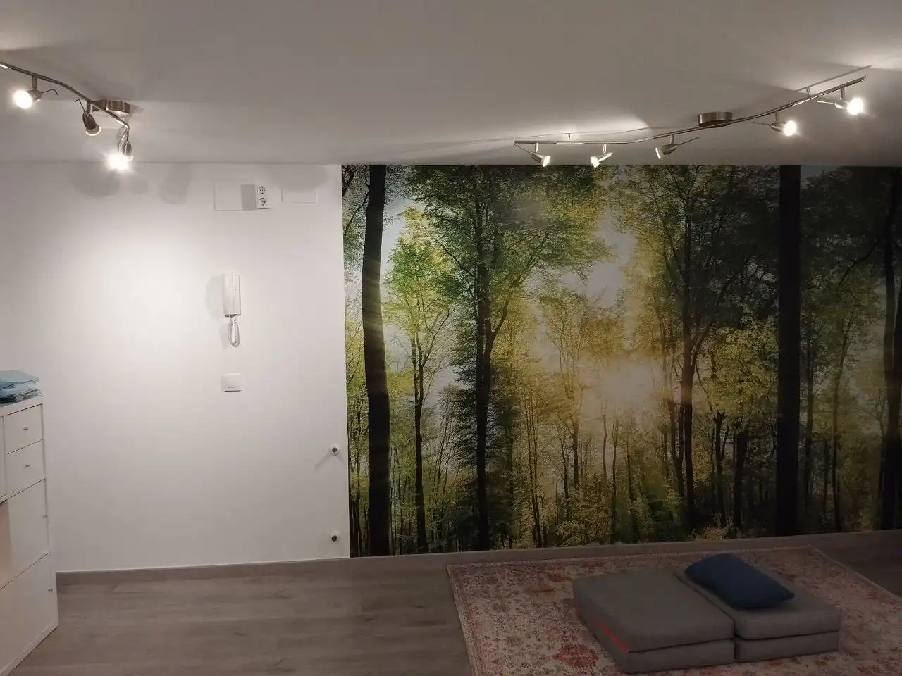 Bedroom of Office for rent in Plasencia  with Air Conditioner, Heating and Internet