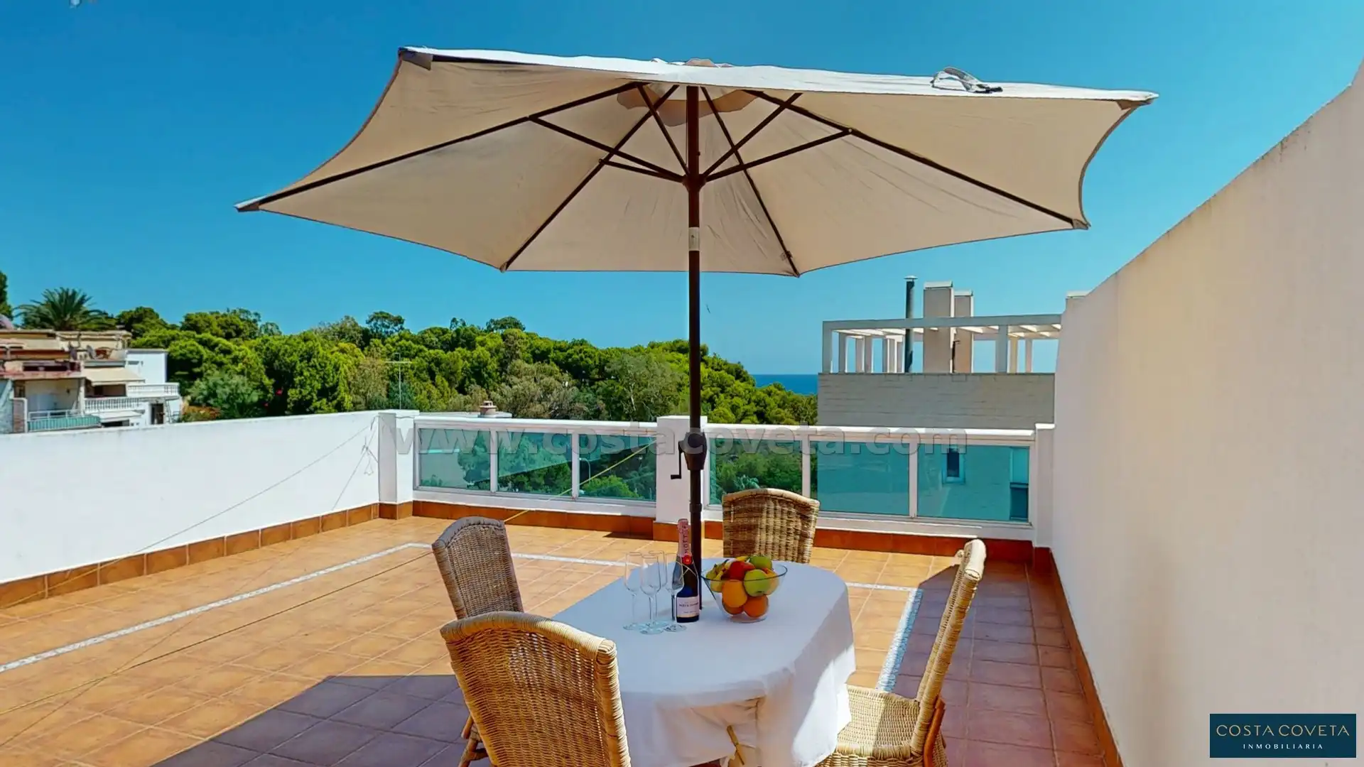 Terrasse von Wohnungen zum Verkauf in El Campello mit Klimaanlage, Terrasse und Möbliert