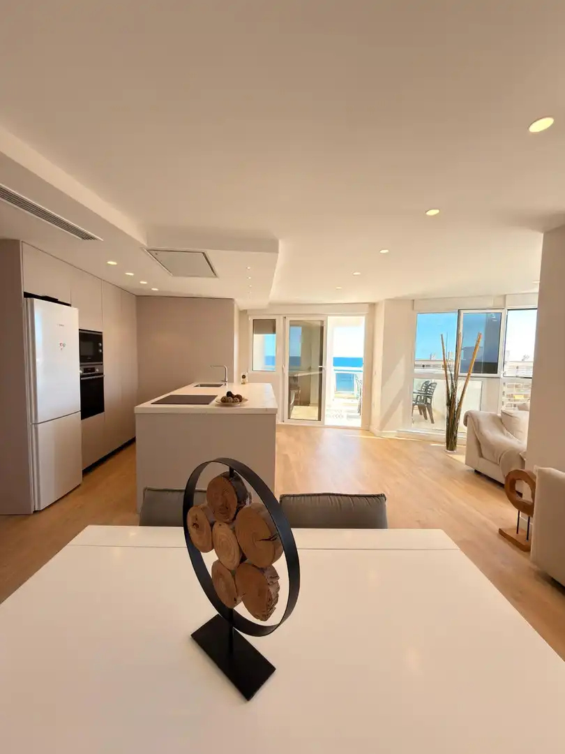Kitchen of Flat for rent in Alicante / Alacant  with Air Conditioner, Private garden and Terrace