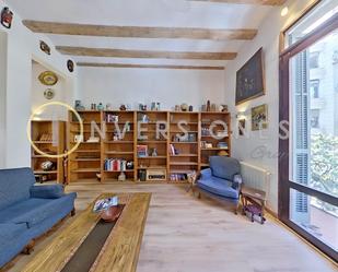 Sala d'estar de Pis de lloguer en  Barcelona Capital amb Calefacció i Balcó