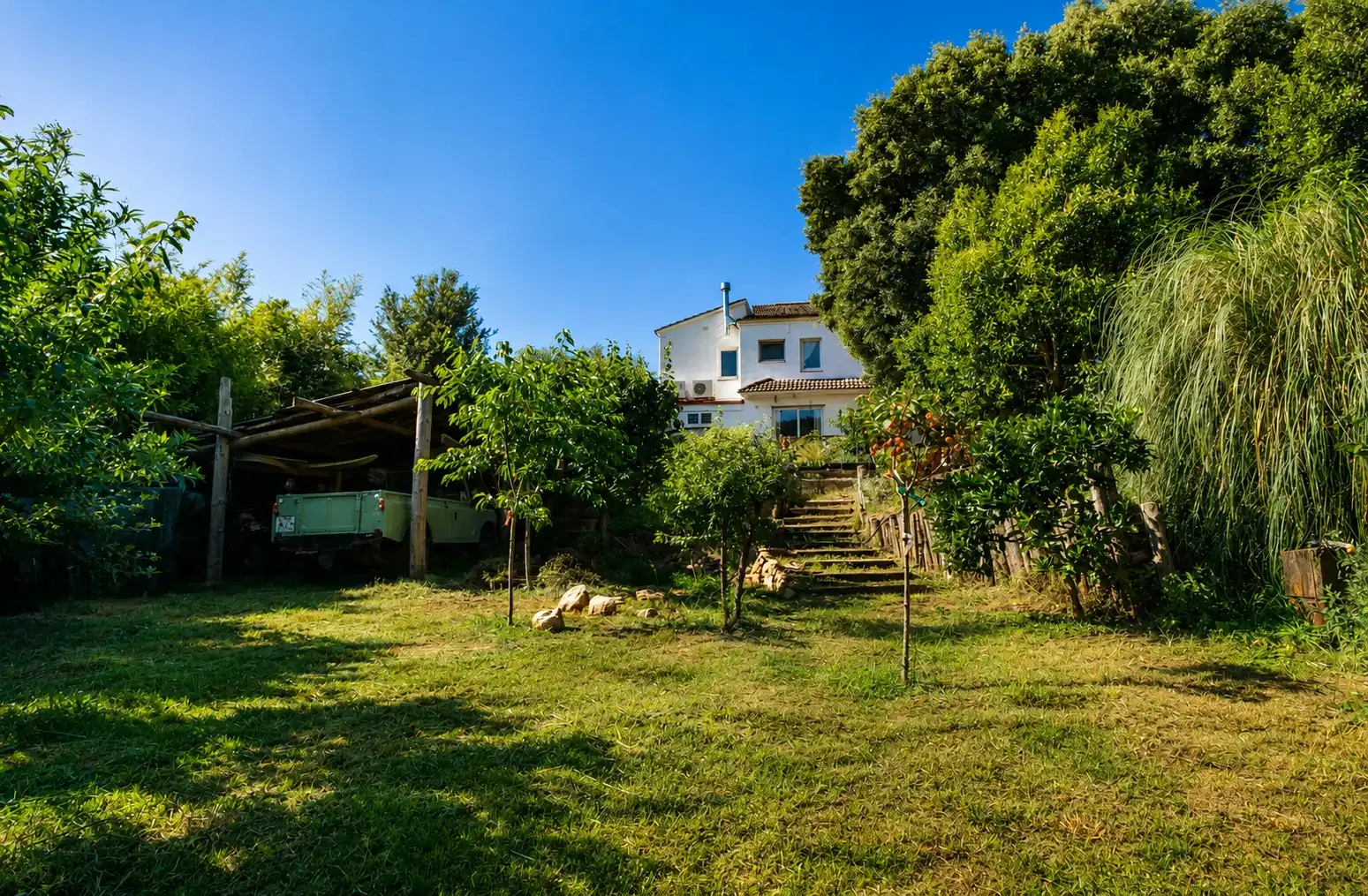 Exterior view of Houses for sale in Sant Cebrià de Vallalta  with Air Conditioner, Heating and Private garden