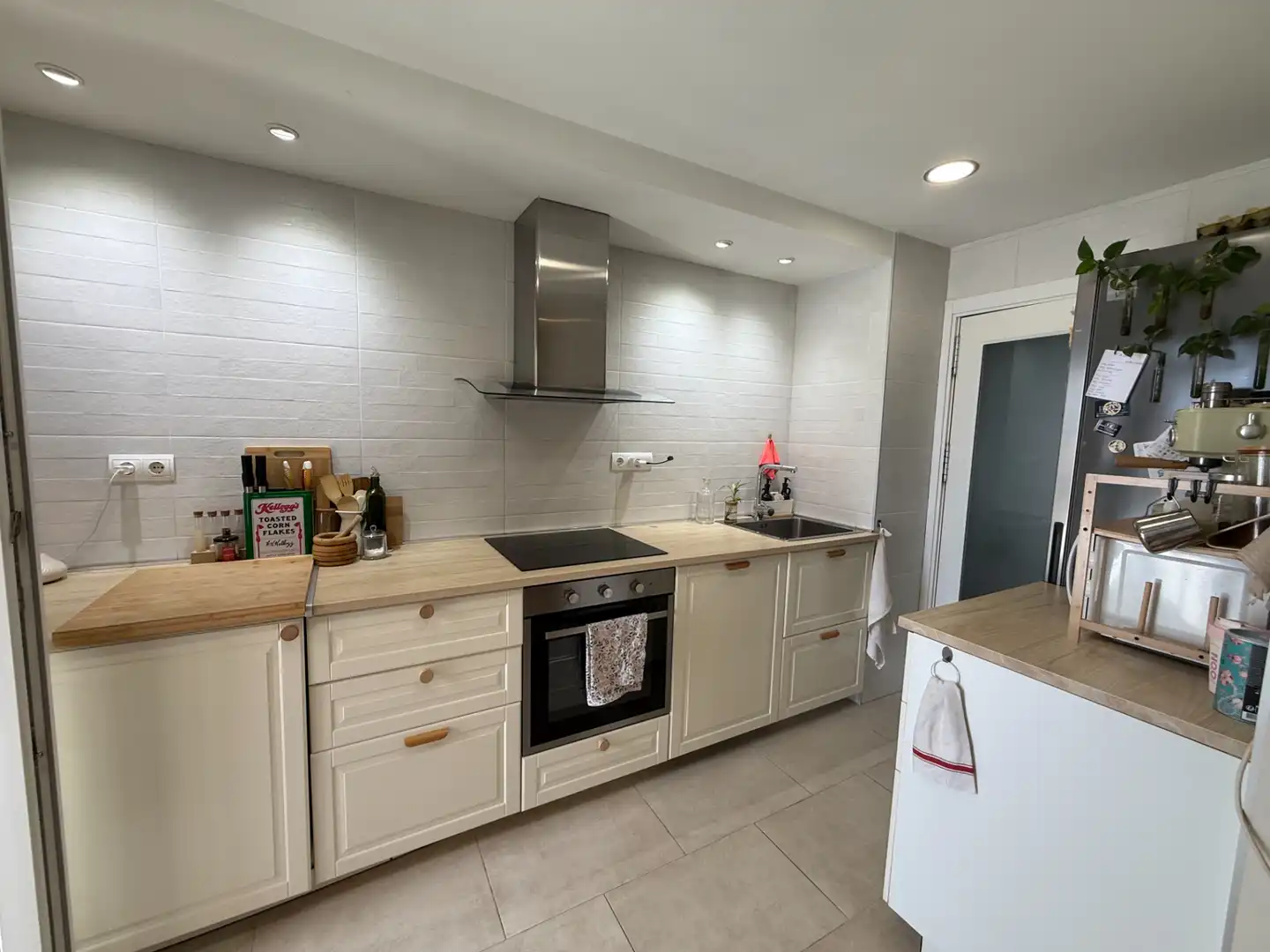 Küche von Wohnung zum Verkauf in León Capital  mit Heizung, Parkett und Möbliert