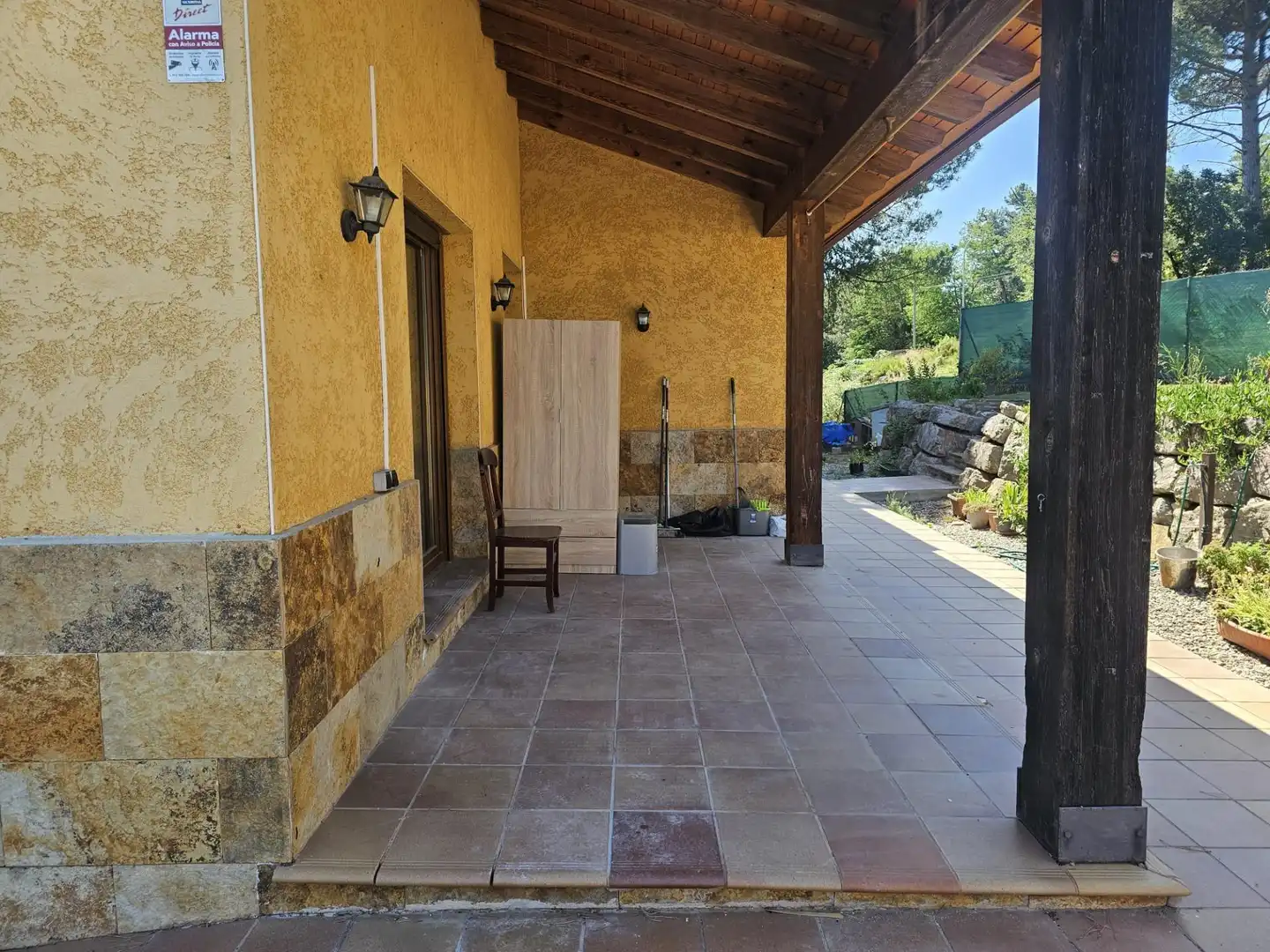 Terrassa de Casa o xalet en venda en Fogars de la Selva amb Calefacció, Jardí privat i Piscina