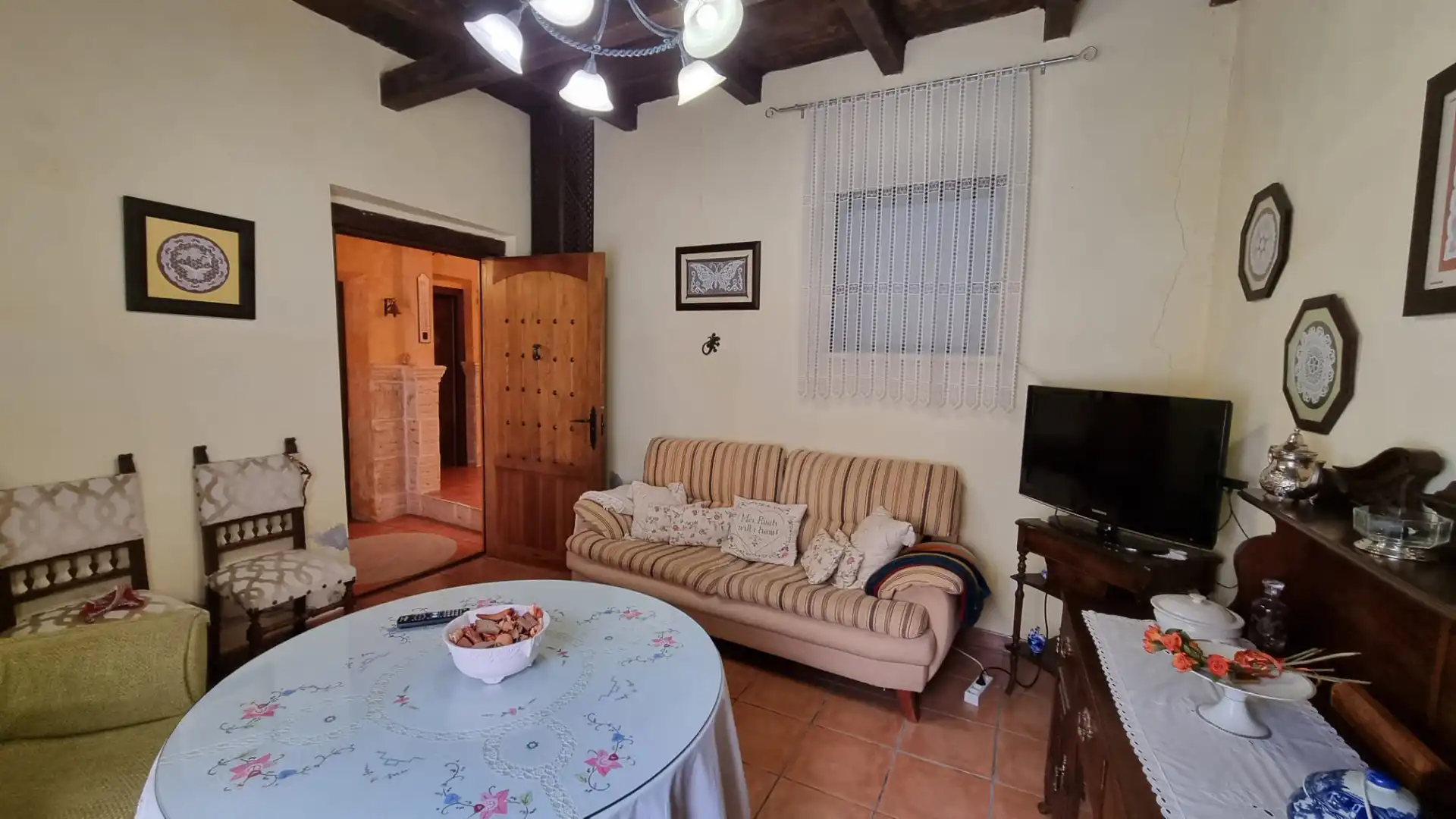 Sala de estar de Finca rústica en venta en Urda con Aire acondicionado