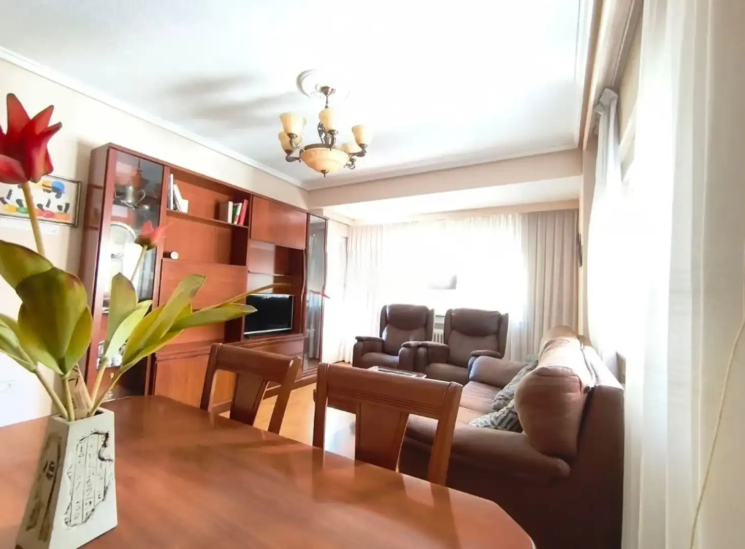 Living room of Flat for sale in Salamanca  with Heating and Parquet flooring