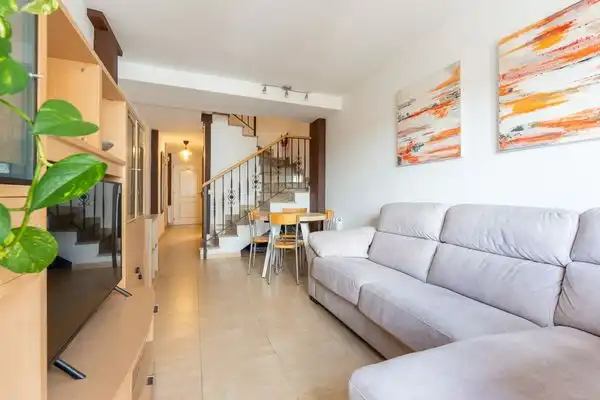 Living room of Duplexes for sale in El Molar (Madrid)  with Air Conditioner and Balcony