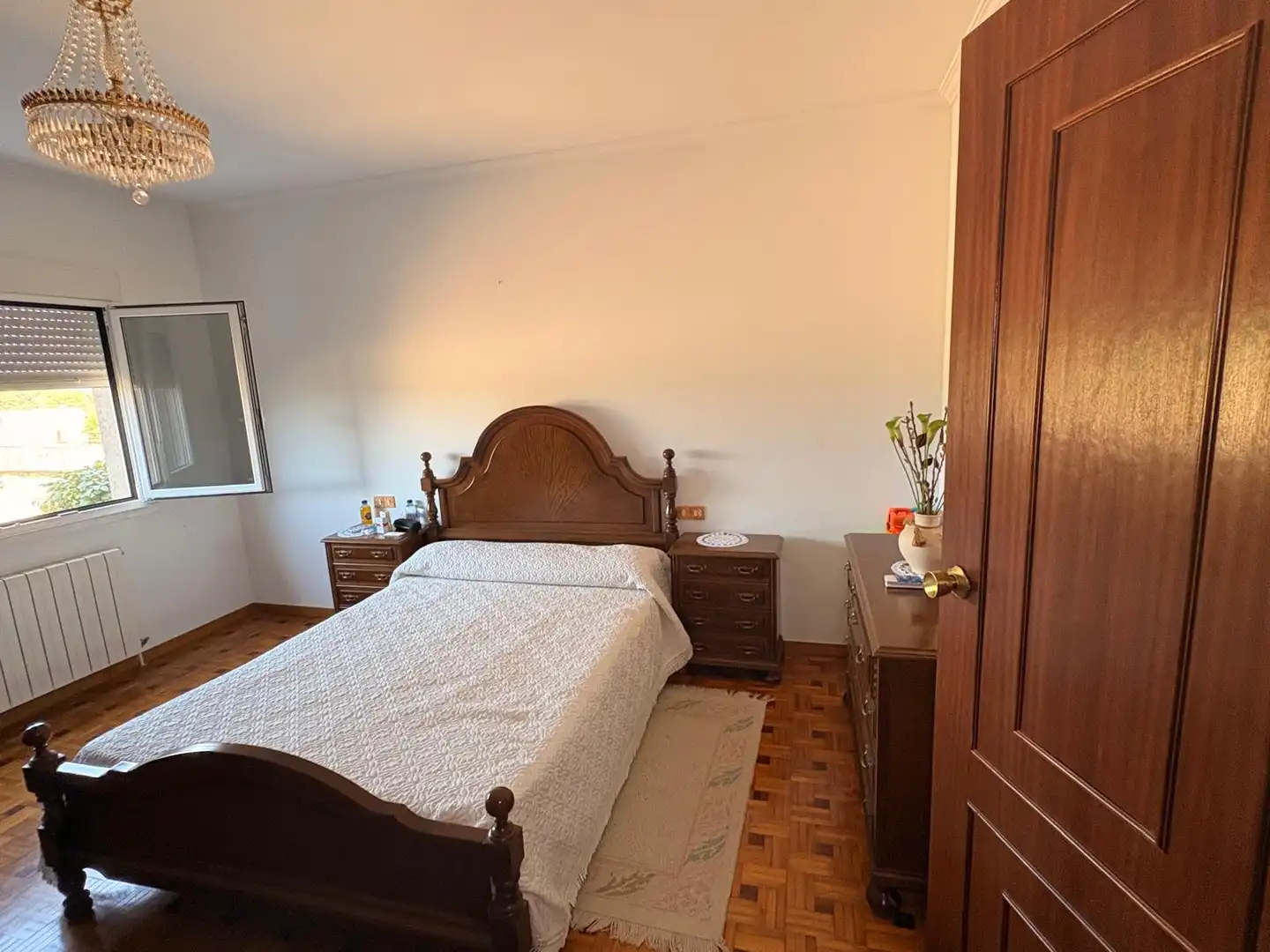 Dormitori de Casa o xalet en venda en Teo amb Calefacció, Jardí privat i Terrassa
