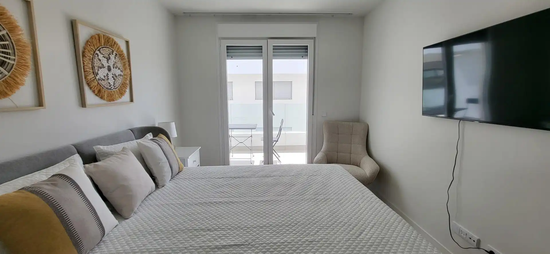 Dormitori de Apartament de lloguer en Marbella amb Aire condicionat, Calefacció i Terrassa