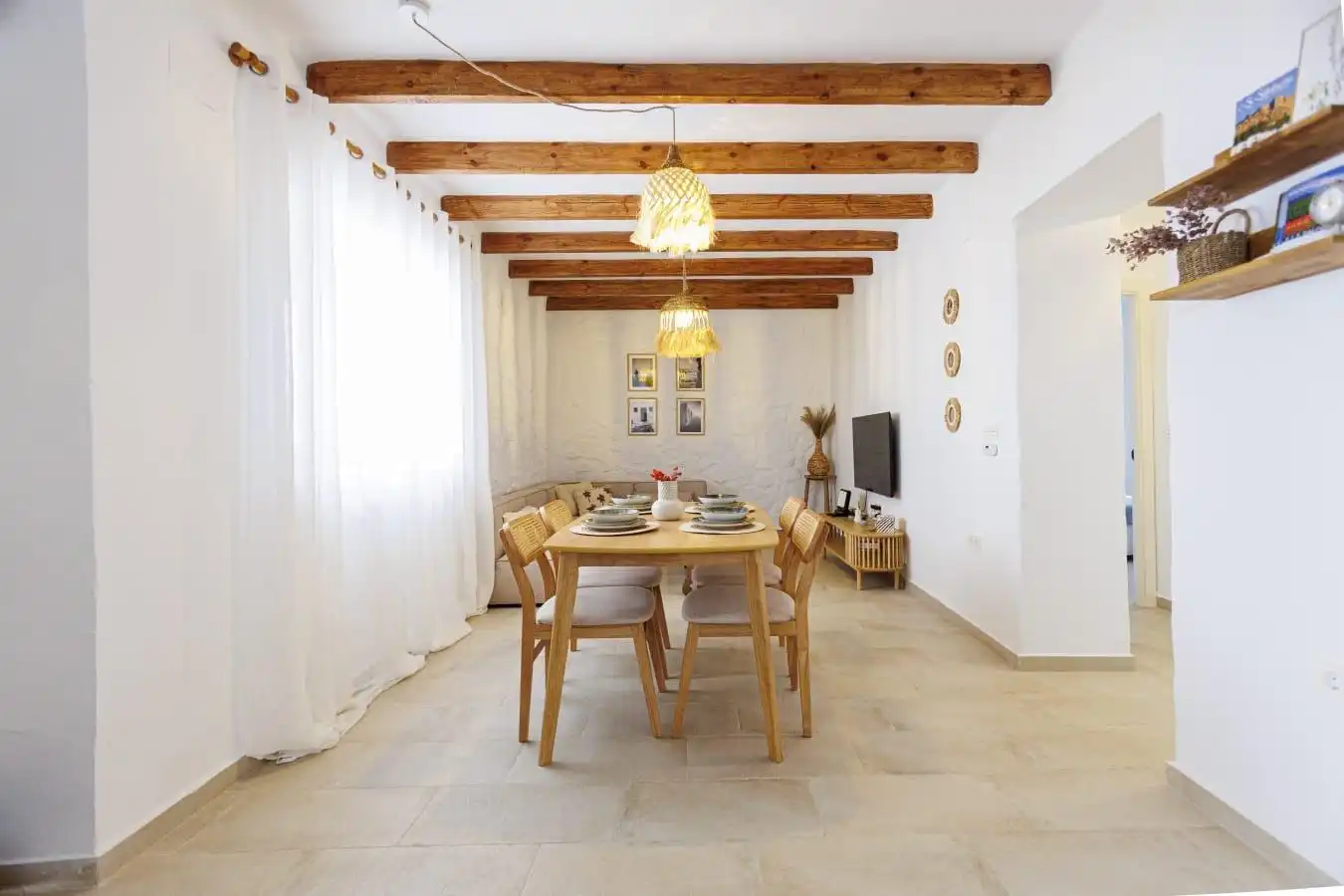 Dining room of Houses for sale in Salobreña  with Air Conditioner, Terrace and Swimming Pool