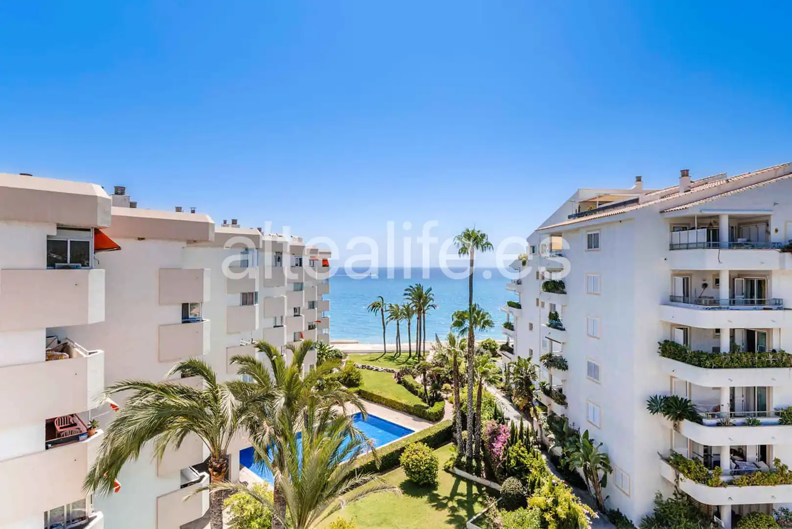 Vista exterior de Apartamento en venta en Altea con Aire acondicionado, Terraza y Trastero