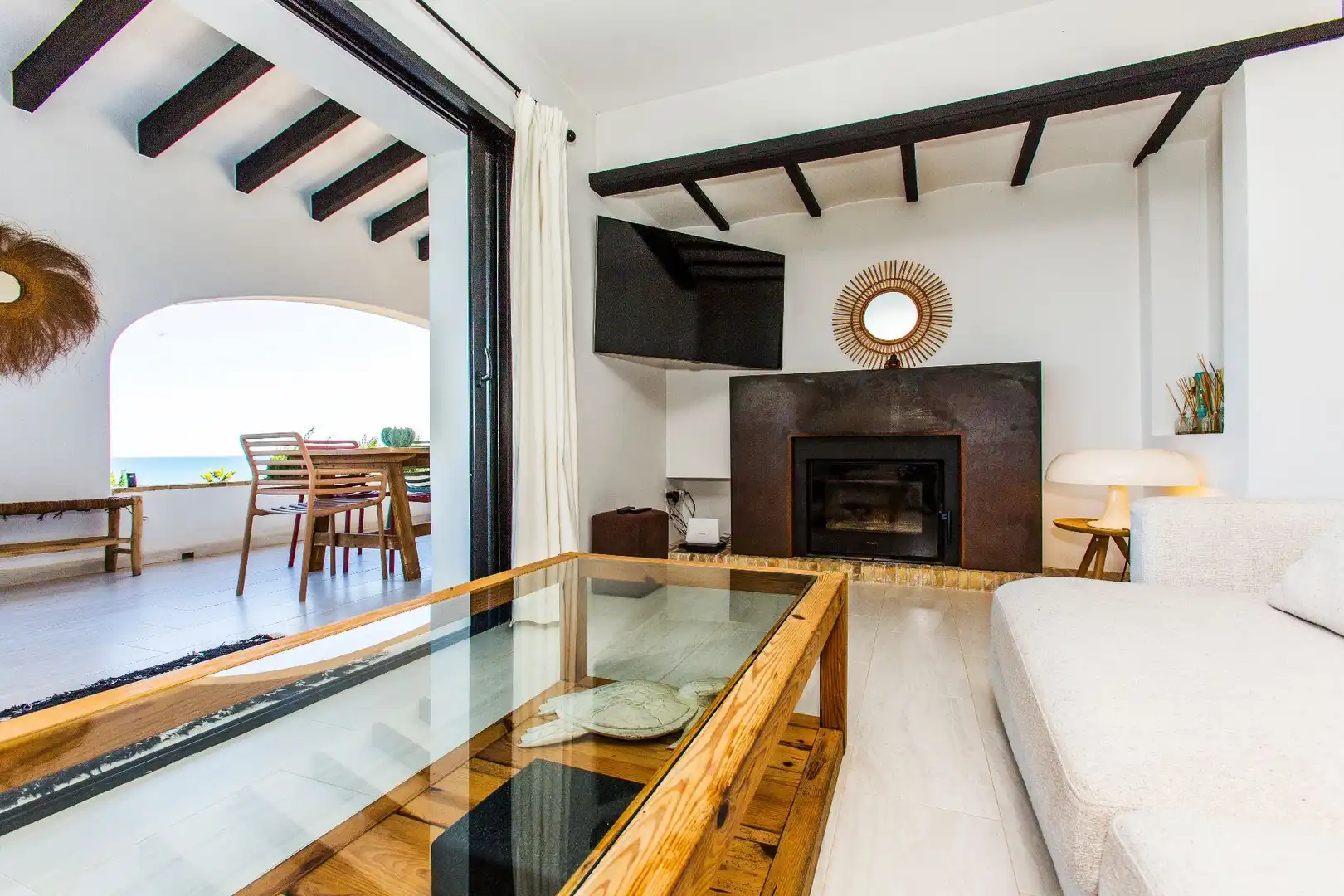 Sala de estar de Casa o chalet en venta en Dénia con Aire acondicionado, Calefacción y Jardín privado