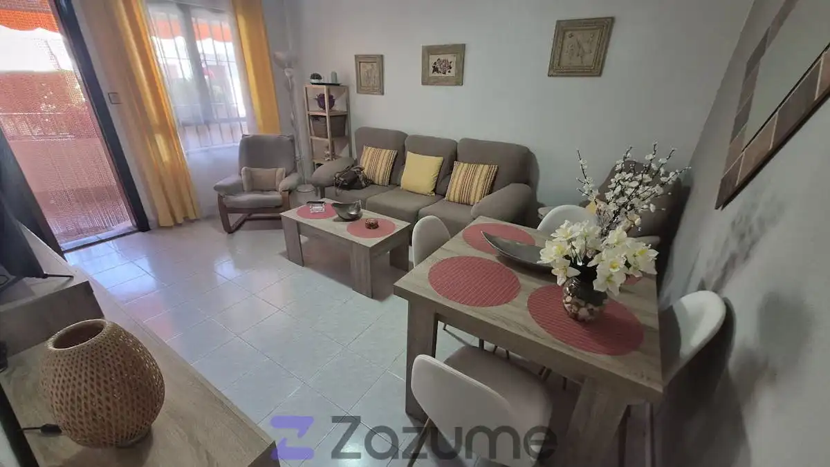 Sala de estar de Casa o chalet de alquiler en San Pedro del Pinatar con Aire acondicionado, Terraza y Piscina