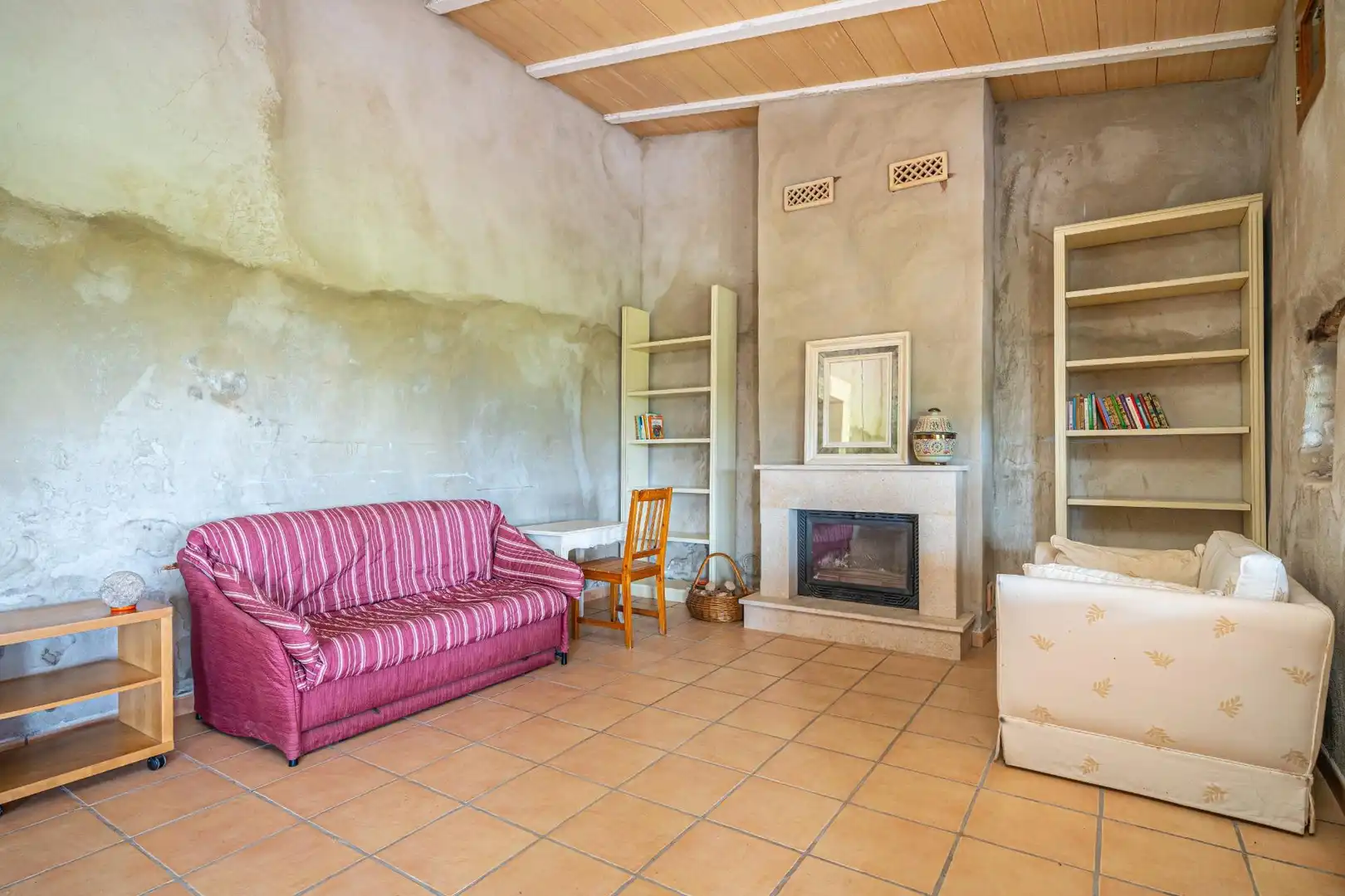 Sala d'estar de Finca rústica en venda en Montuïri amb Calefacció, Jardí privat i Terrassa