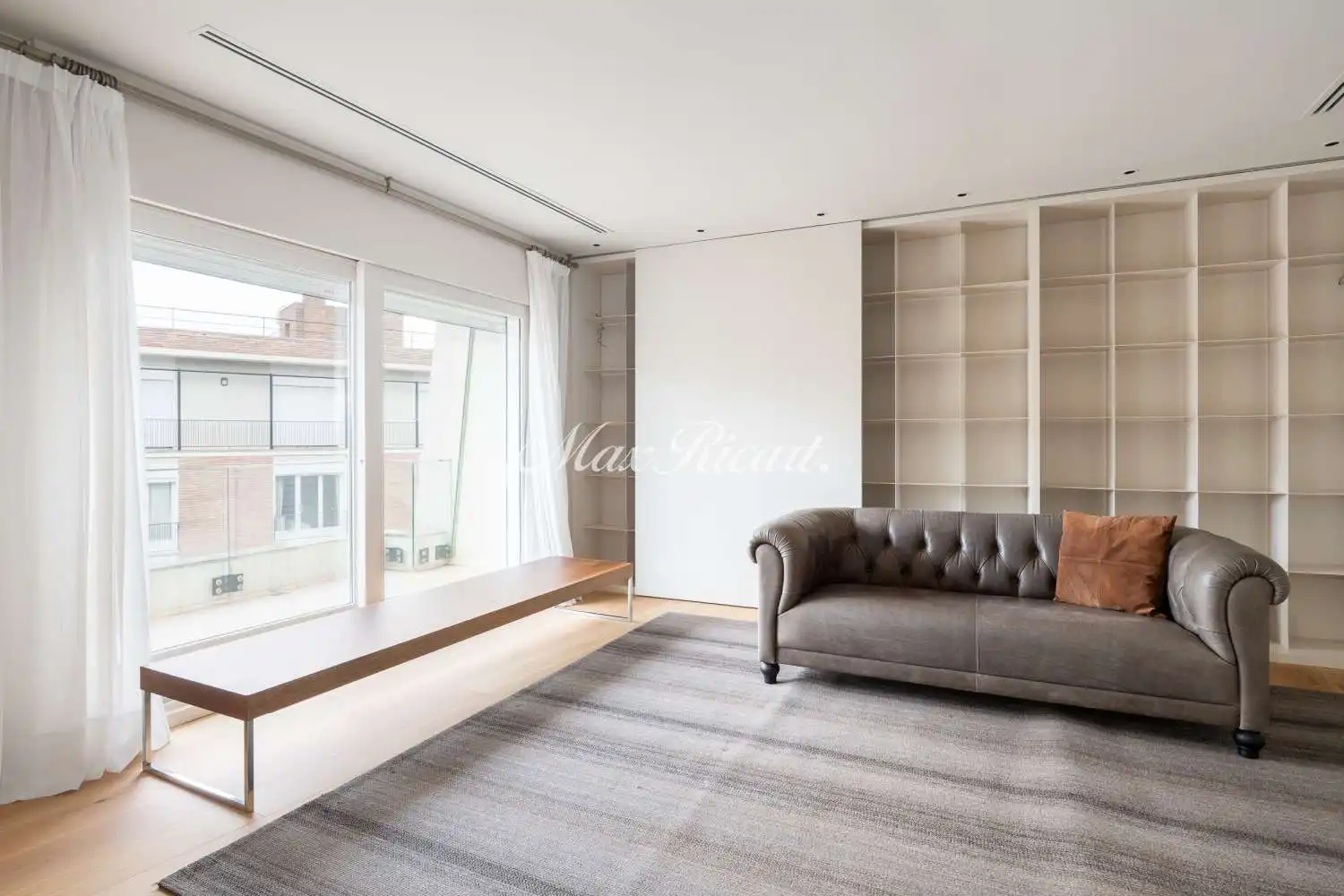 Sala d'estar de Àtic de lloguer en Barcelona amb Aire condicionat, Calefacció i Terrassa