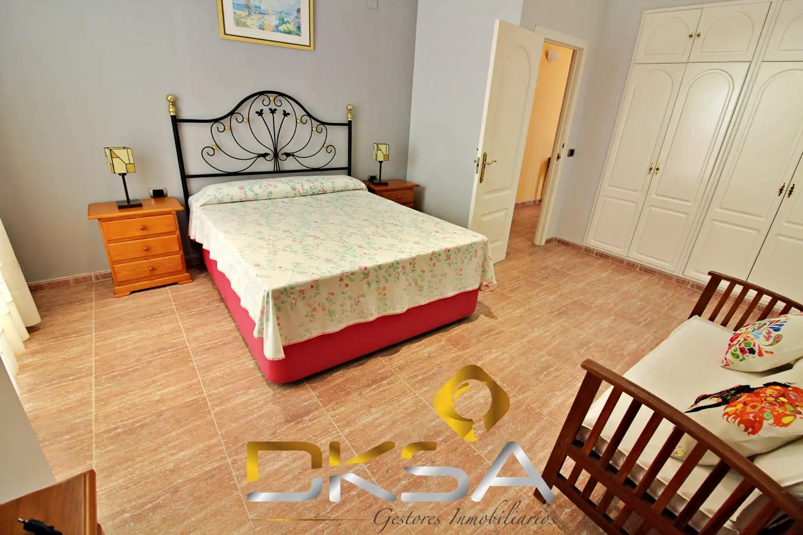 Bedroom of Houses for sale in Castellón de la Plana / Castelló de la Plana  with Air Conditioner, Heating and Private garden