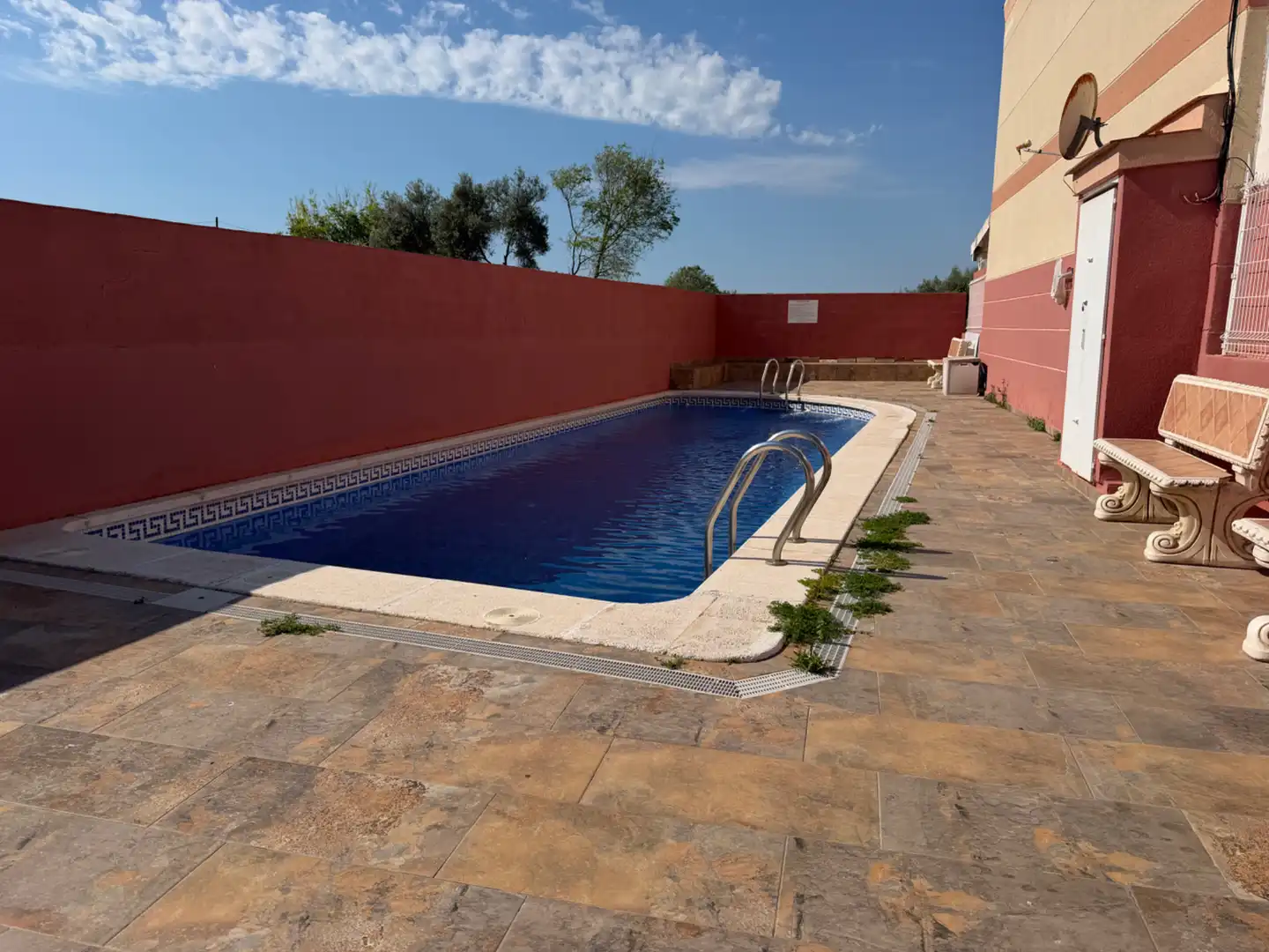 Piscina de Casa adosada en venda en Almazora / Almassora