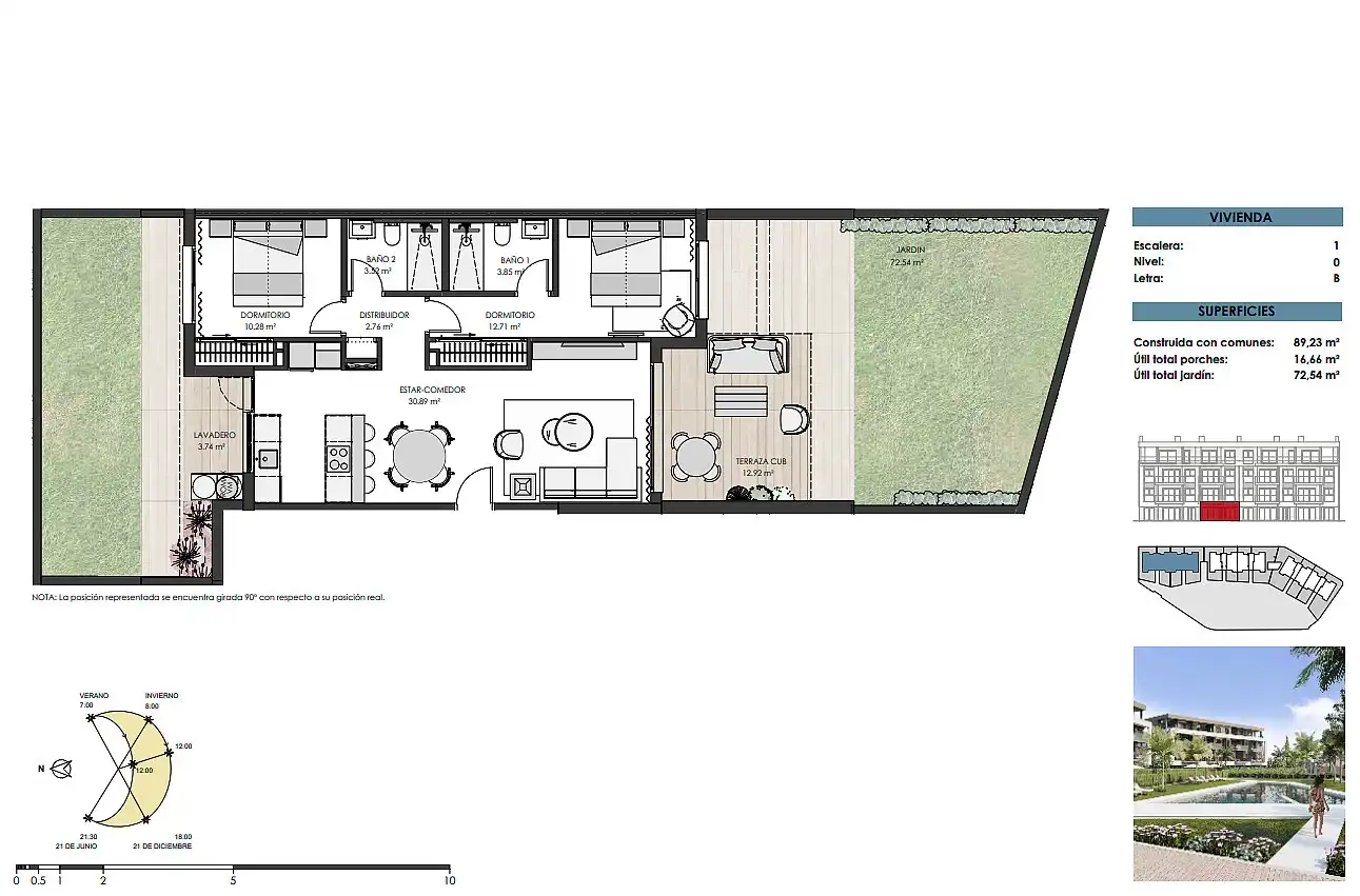 Appartement compact avec terrasse à vendre à Mar Menor Golf, imagen 22