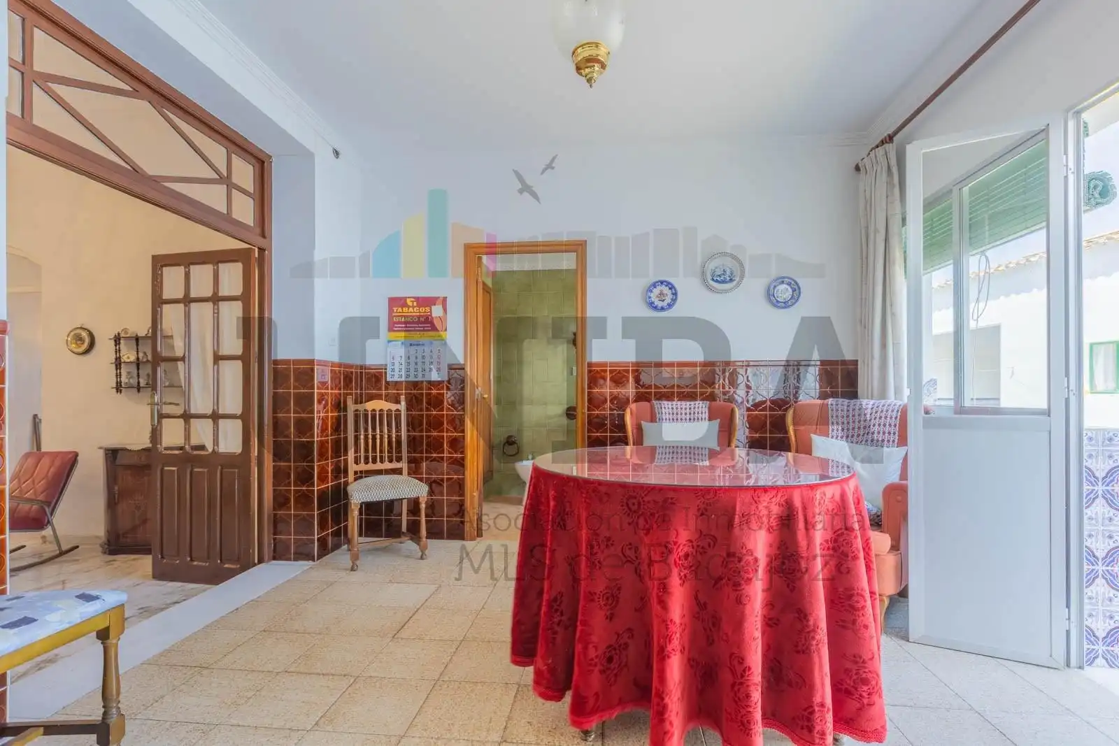 Dining room of Detached homes for sale in Talavera la Real  with Air Conditioner, Terrace and Balcony