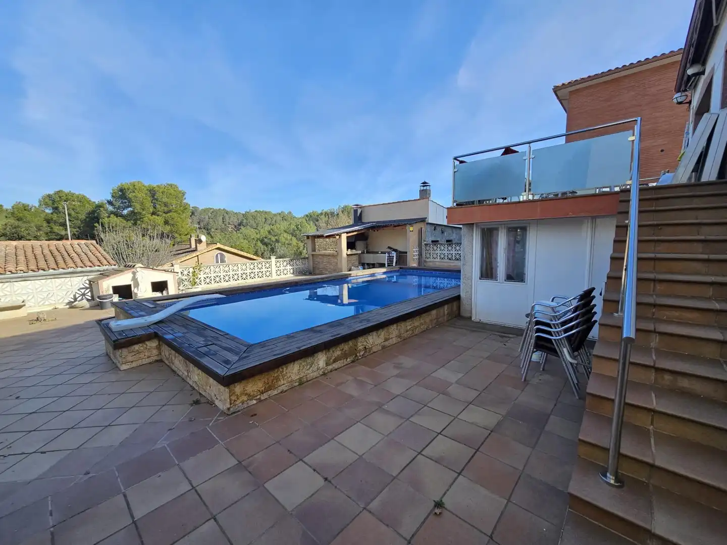 Piscina de Casa o chalet en venta en Rubí con Aire acondicionado, Calefacción y Jardín privado