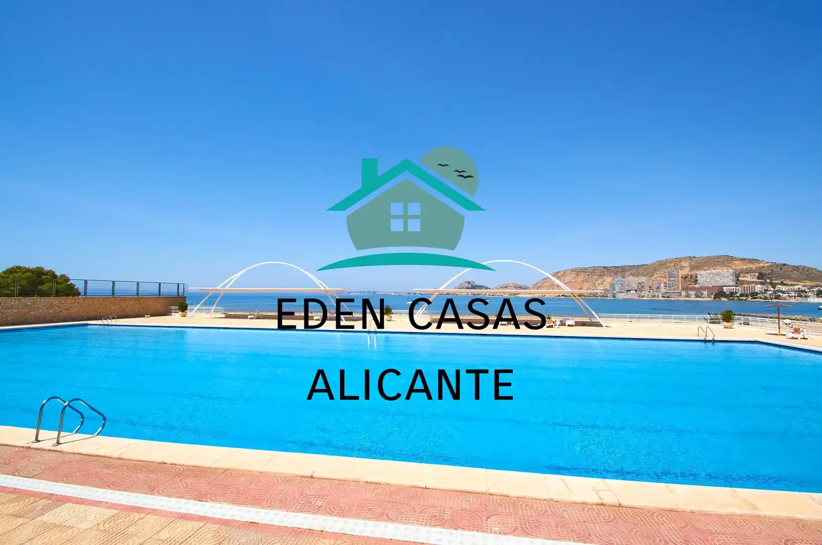Außenansicht von Wohnungen zum Verkauf in Alicante / Alacant mit Klimaanlage, Heizung und Privatgarten