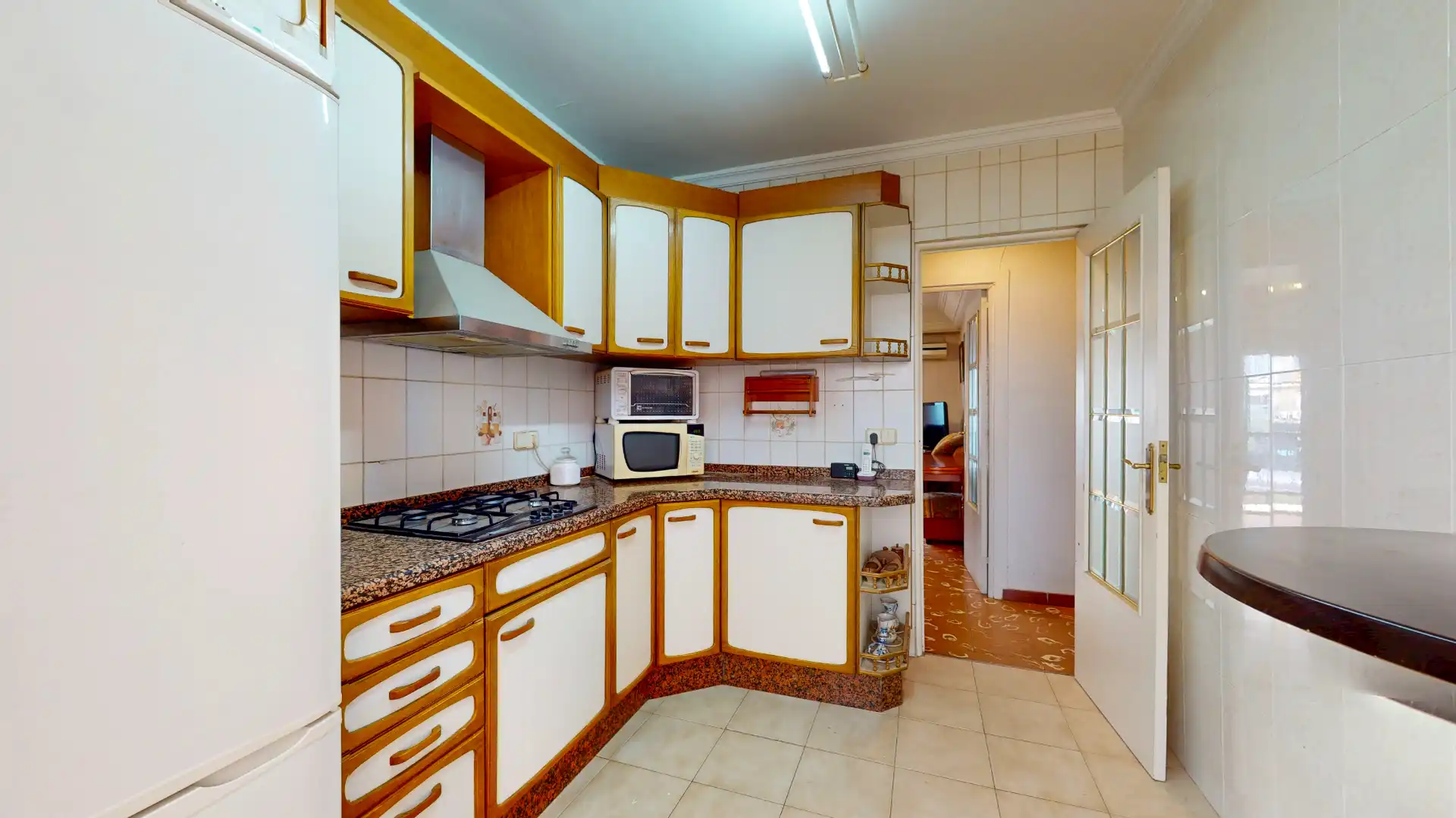 Kitchen of Flat for sale in Murcia  with Terrace, Furnished and Balcony