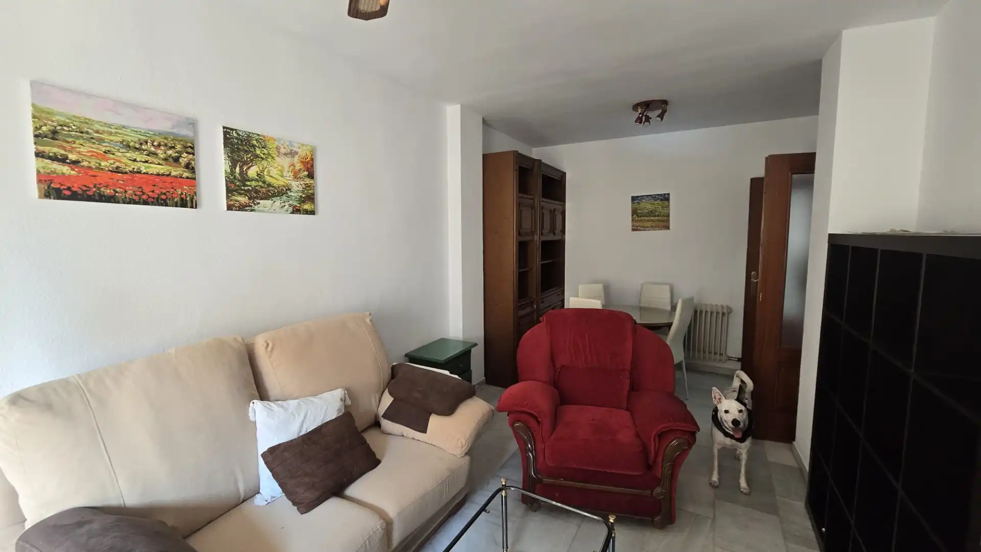 Wohnzimmer von Wohnung zur Miete in Úbeda mit Heizung, Möbliert und Ofen